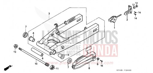 BRAS OSCILLANT NSR125RN de 1992